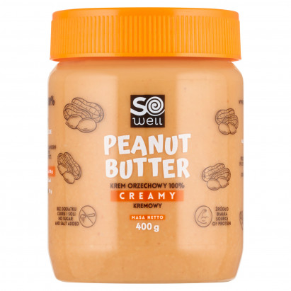 So Well Krem orzechowy kremowy 100 % 400 g