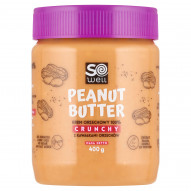 So Well Krem orzechowy 100 % z kawałkami orzechów crunchy 400 g