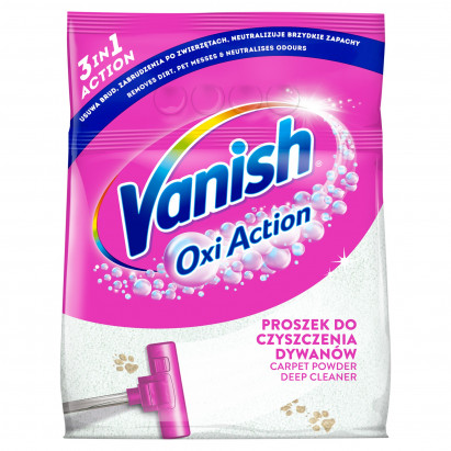 Vanish Oxi Action Proszek do czyszczenia dywanów 650 g
