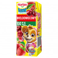 Hortex Leon i Przyjaciele Sok 100 % wieloowocowy 200 ml