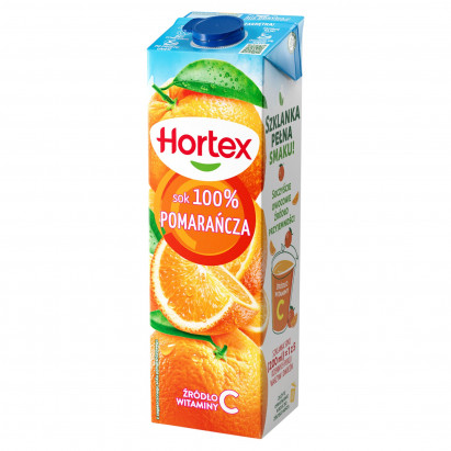 Hortex Sok 100 % pomarańcza 1 l