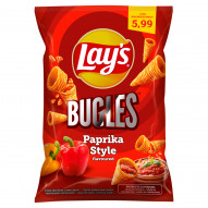 Lay's Bugles Przekąski kukurydziane o smaku papryki 75 g