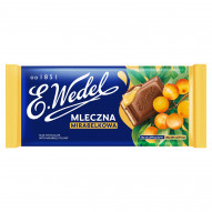 E. Wedel Czekolada mleczna mirabelkowa 100 g