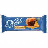 E. Wedel Wedlowe Pomarańczowe Biszkopty z galaretką pomarańczową oblane czekoladą deserową 147 g