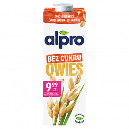 Alpro Napój owsiany bez cukru 1 l