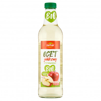 Jamar Ocet jabłkowy bio 6 % kwasowości 500 ml