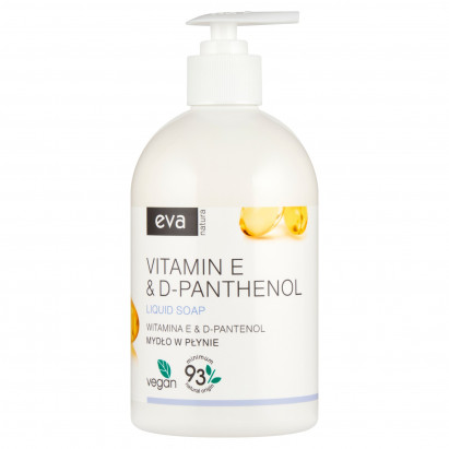 Eva Natura Mydło w płynie witamina E & D-pantenol 500 ml