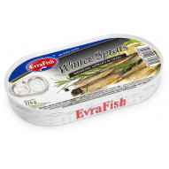 EVRAFISH winter sprats wędzone szproty w oleju 170 g