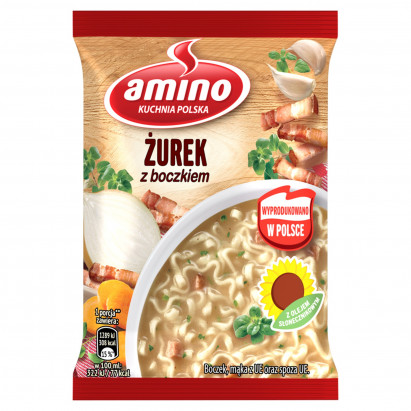 Amino Zupa błyskawiczna żurek z boczkiem 64 g