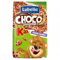 Lubella Choco piegołaki Zbożowe chrupki w kształcie ciasteczek o smaku czekoladowym 250 g