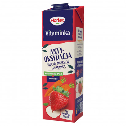 Hortex Vitaminka Sok antyoksydacja jabłko marchew truskawka 1 l