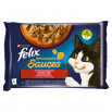 Felix Sensations Sauce Karma dla kotów wiejskie smaki w sosie 340 g (4 x 85 g)