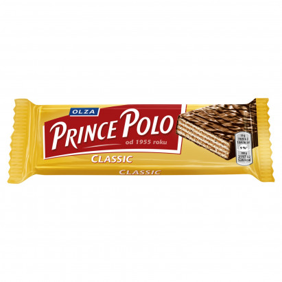 Prince Polo Classic Kruchy Wafelek Z Kremem Kakaowym Oblany Czekoladą 35 G