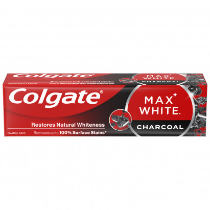 Colgate Max White Charcoal Wybielająca pasta do zębów z aktywnym węglem 75ml
