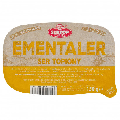 Sertop Tychy Ser topiony ementaler 150 g