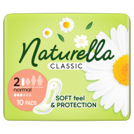 Naturella Classic Normal rozmiar 2 Podpaski ze skrzydełkami, × 10