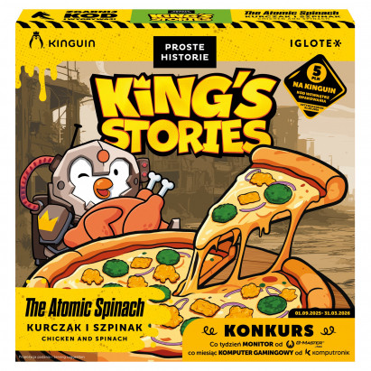 Proste Historie King's Stories The Atomic Spinach Pizza kurczak i szpinak 435 g