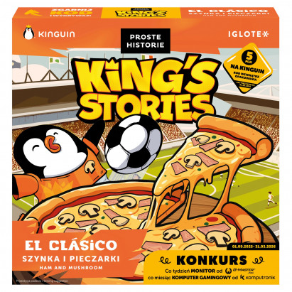Proste Historie King's Stories El Clásico Pizza szynka i pieczarki 420 g