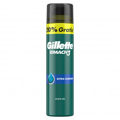 Gillette Mach3 Extra Comfort Żel do golenia dla mężczyzn 240 ml 