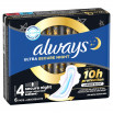 Always Podpaski Ultra Secure Night (rozmiar 4) Podpaski ze skrzydełkami, x 6]