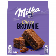 Milka Choco Brownie Ciastka z czekoladą i kawałkami czekolady mlecznej 150 g (6 sztuk)