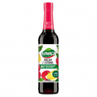 Łowicz Suplement diety w syropie o smaku malinowym z cytryną 400 ml