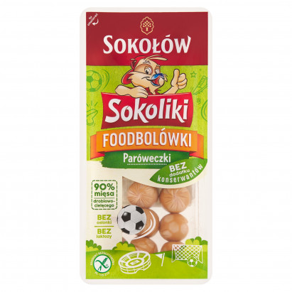Sokołów Sokoliki Paróweczki foodbolówki 130 g