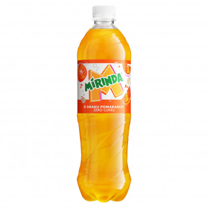 Mirinda Zero cukru Napój gazowany o smaku pomarańczowym 850 ml