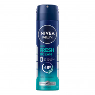 Nivea MEN Fresh Ocean Dezodorant 0% Soli Aluminium Spray 150 ml