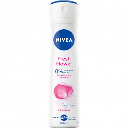 Nivea Fresh Flower 0% soli aluminium dezodorant 150 ml