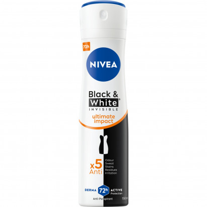Nivea Black&White Invisible Ultimate Impact Antyperspirant Spray 150ml