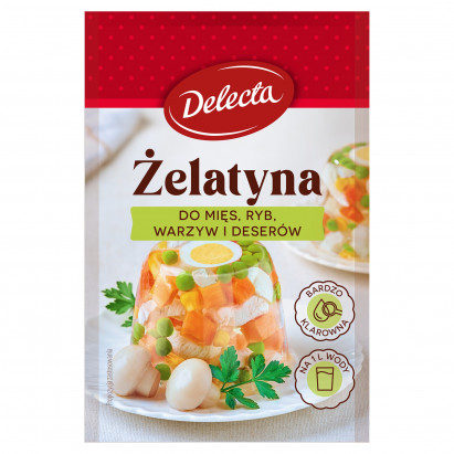 Delecta Żelatyna do mięs ryb warzyw i deserów 20 g