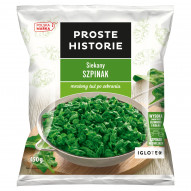 Proste Historie Siekany szpinak 450 g