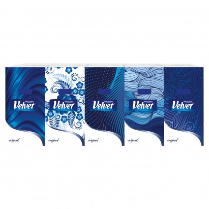 Velvet Original Chusteczki higieniczne 10 x 10 sztuk
