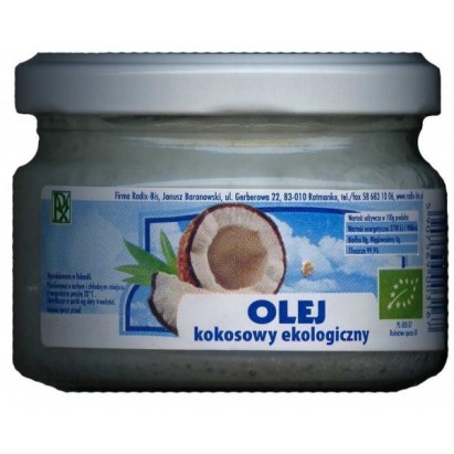Olej Kokosowy BIO rafinowany 180g Radix-Bis