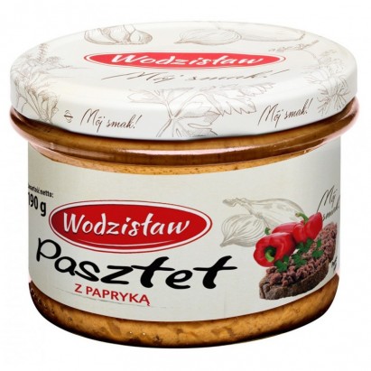 PASZTET Z PAPRYKĄ 190G WODZISŁAW