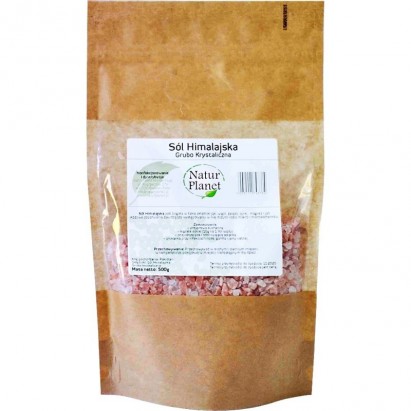 Sól himalajska grubo krystaliczna Natur Planet 500g