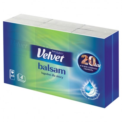 Velvet chusteczki higieniczne balsam 1 szt.