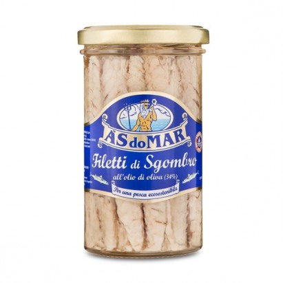 Filet z makreli w oliwie z oliwek 150g słoik Viands
