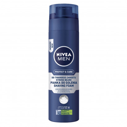 NIVEA MEN Protect & Care Pianka do golenia twardego zarostu 200 ml