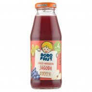 Bobo Frut 100% sok jabłko winogrona jagoda po 4. miesiącu 300 ml