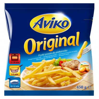 Aviko Original Frytki proste do piekarnika 450 g