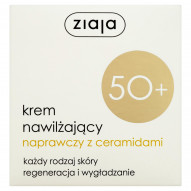 Ziaja Krem nawilżający naprawczy z ceramidami 50+ każdy rodzaj skóry 50 ml