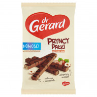 dr Gerard PryncyPałki Wafelki z kremem o smaku orzechów laskowych w czekoladzie 214 g