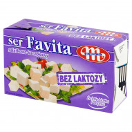 Mlekovita Favita Ser sałatkowo-kanapkowy bez laktozy 270 g