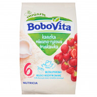 BoboVita Kaszka mleczno-ryżowa truskawka po 6 miesiącu 230 g
