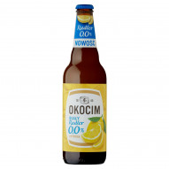 Okocim Biały Radler Piwo bezalkoholowe z lemoniadą o smaku cytrynowym 500 ml