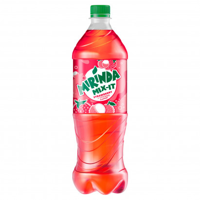 Mirinda Mix-It Strawberry + Lychee Napój gazowany 0,85 l