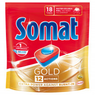 Somat Gold Tabletki do mycia naczyń w zmywarkach 345,6 g (18 x 19,2 g)