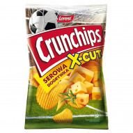 Crunchips X-Cut Chipsy ziemniaczane o smaku serowa dogrywka 140 g